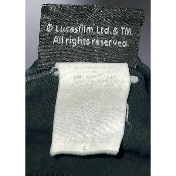 Vintage Star Wars Empire Imperial Logo Black T-Shirt - Pre Disney - Picture 4 of 13